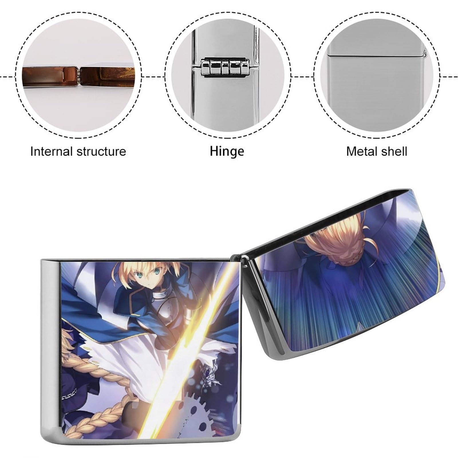 Amazon.co.jp: Fate フェイト セイバーZippoライター兼用ケース